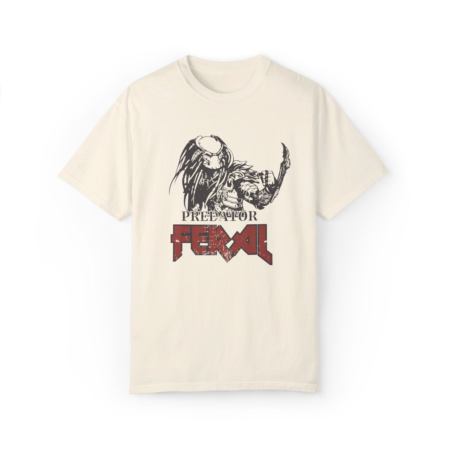 Feral Predator Vintage Horror Movie Y2k Clothing Cute Oversized Tshirt or Future Crop Top