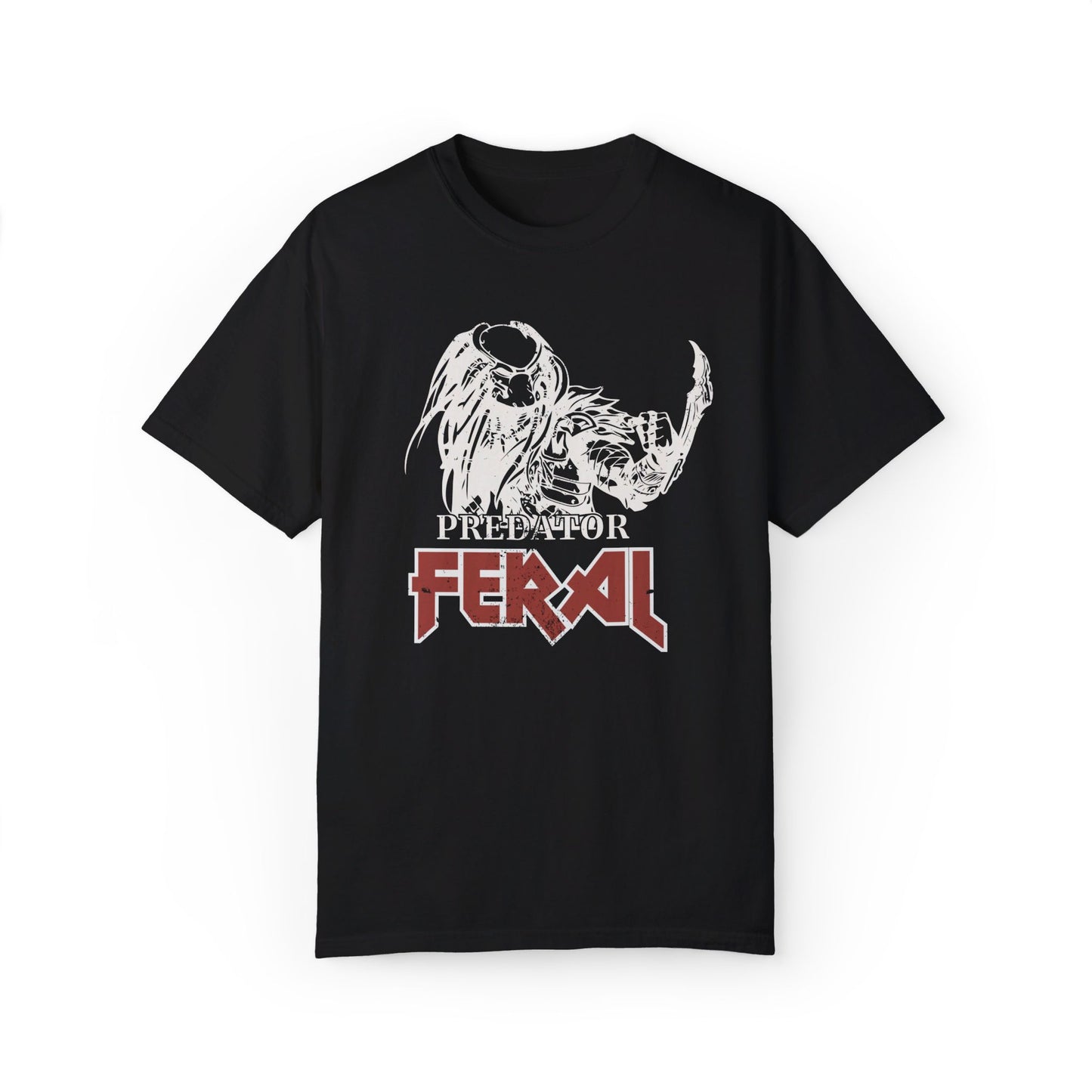 Feral Predator Vintage Horror Movie Y2k Clothing Cute Oversized Tshirt or Future Crop Top