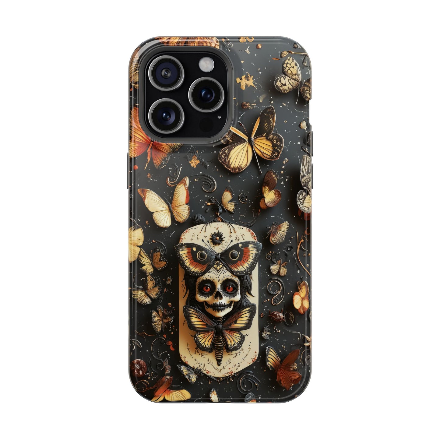 Creepy Doll and Butterflies | 90's Fairy Grunge | Impact Resistant Phone Case