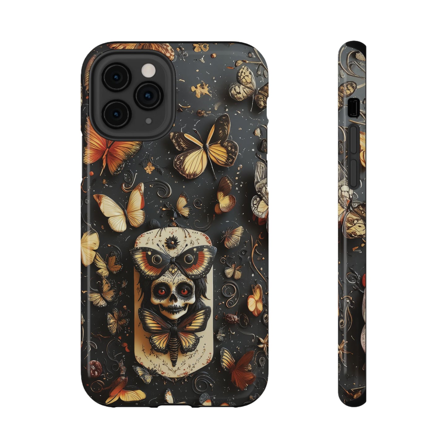 Creepy Doll and Butterflies | 90's Fairy Grunge | Impact Resistant Phone Case