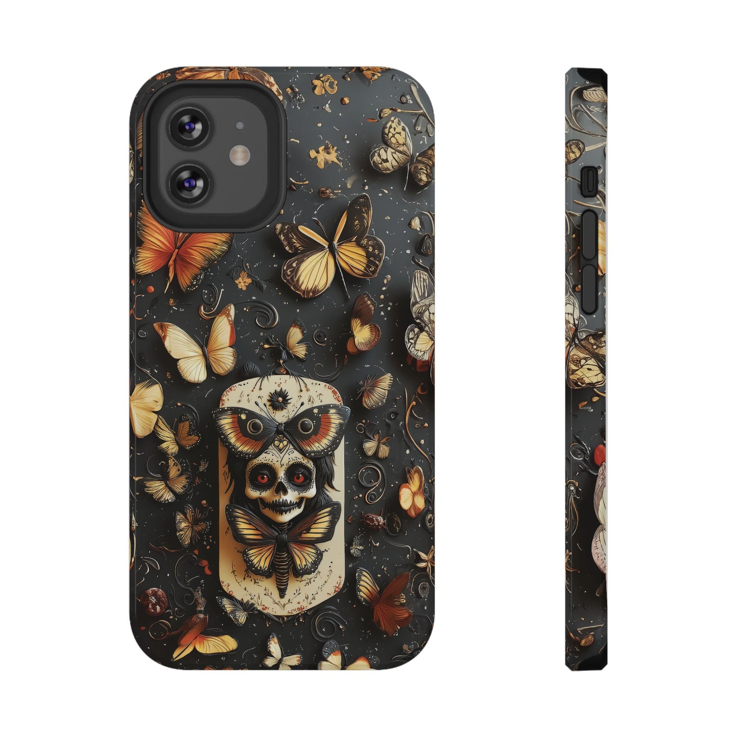 Creepy Doll and Butterflies | 90's Fairy Grunge | Impact Resistant Phone Case