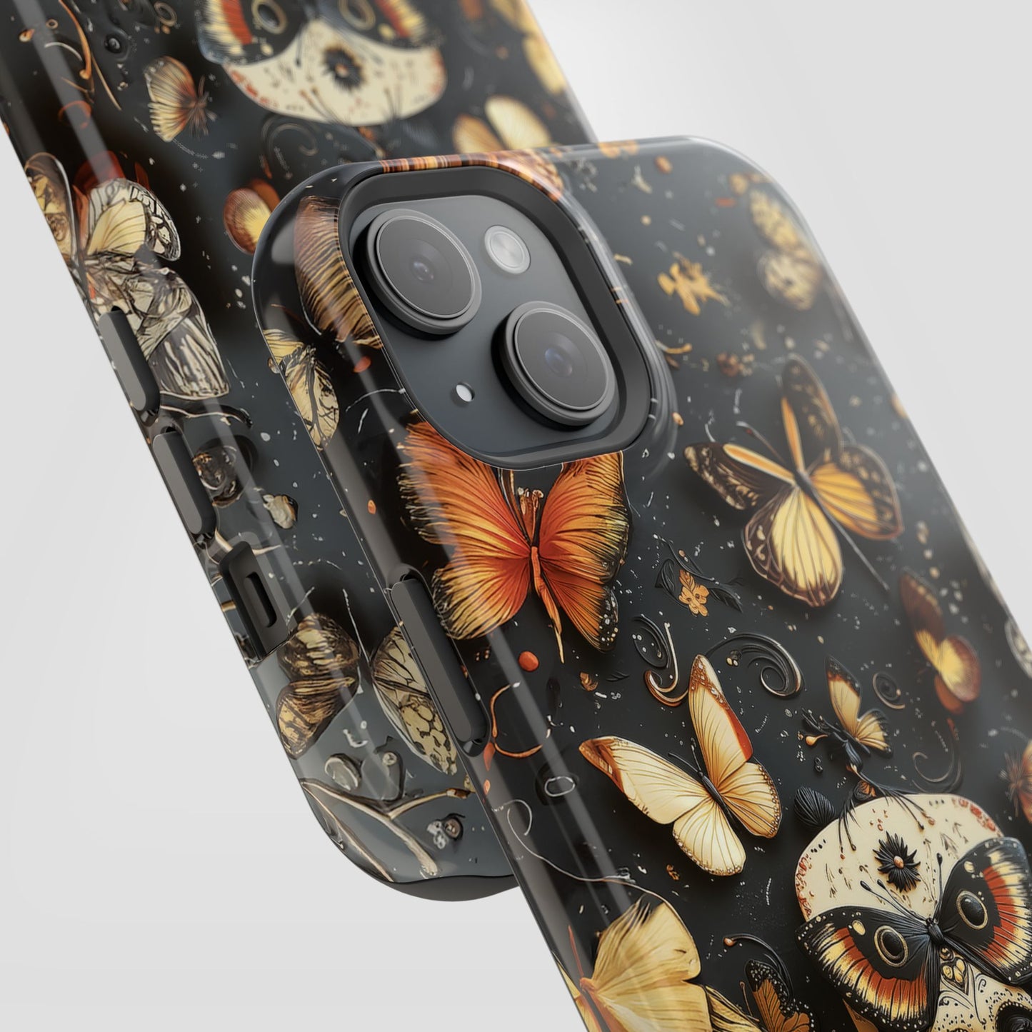 Creepy Doll and Butterflies | 90's Fairy Grunge | Impact Resistant Phone Case