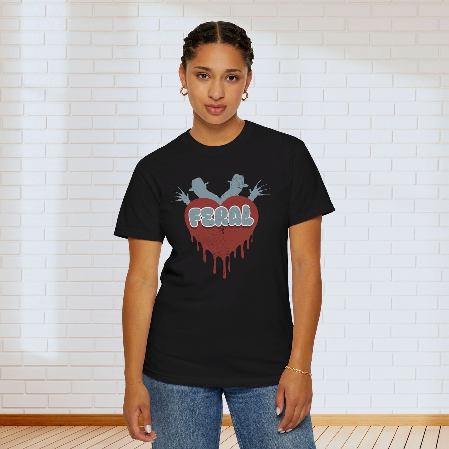 Feral Freddy Vintage Y2k Clothing Cute Oversized Tshirt or Future Crop Top