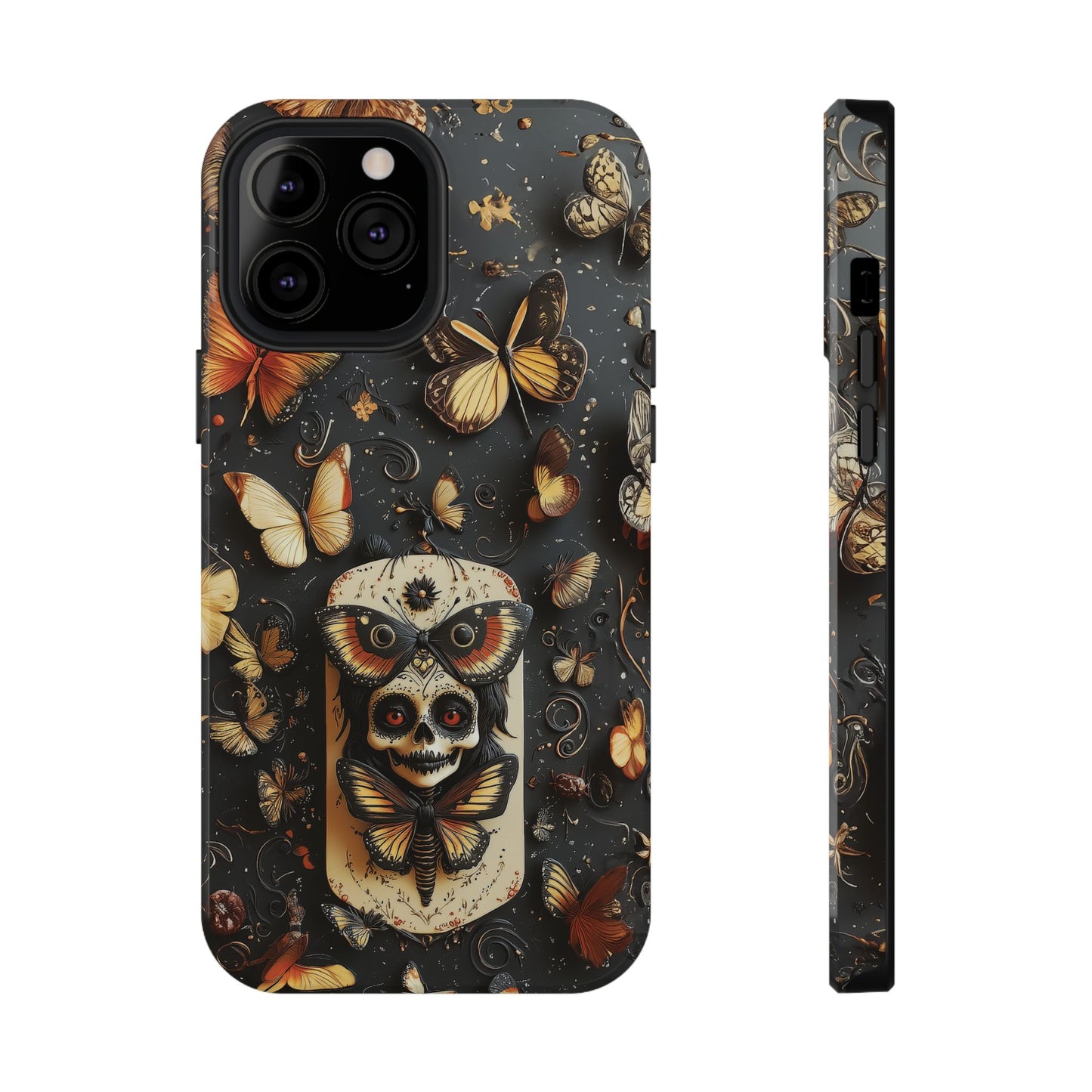 Creepy Doll and Butterflies | 90's Fairy Grunge | Impact Resistant Phone Case