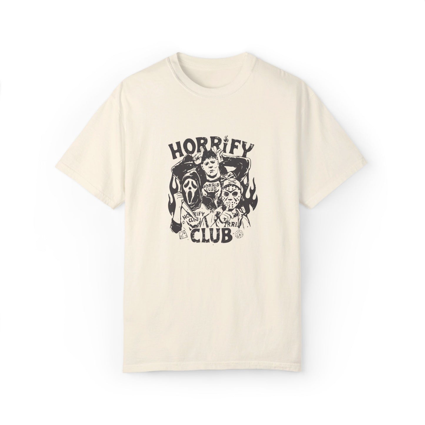 Horror Movie Club Vintage Y2k Clothing Cute Oversized Tshirt