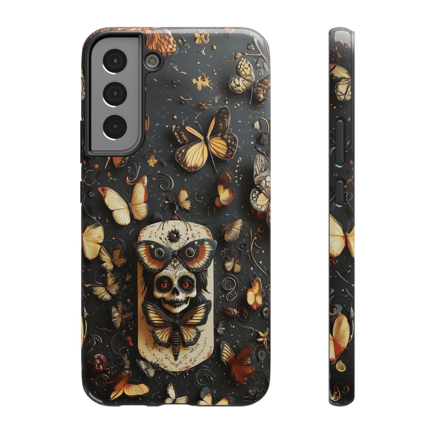 Creepy Doll and Butterflies | 90's Fairy Grunge | Impact Resistant Phone Case