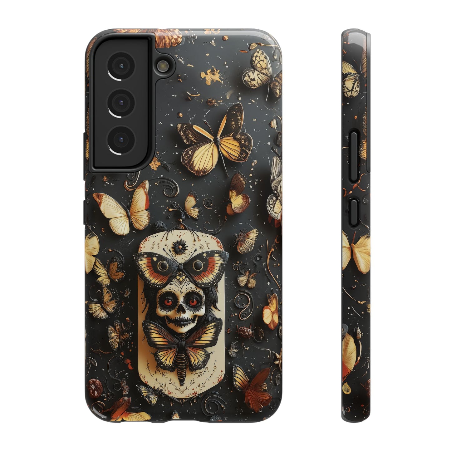 Creepy Doll and Butterflies | 90's Fairy Grunge | Impact Resistant Phone Case