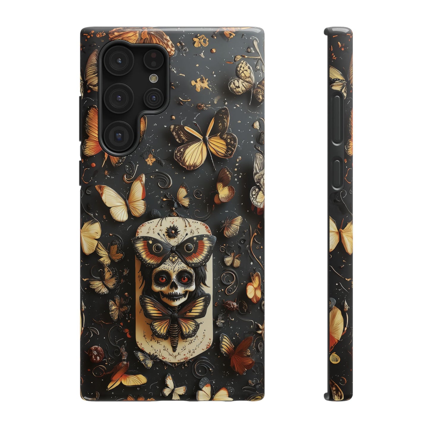 Creepy Doll and Butterflies | 90's Fairy Grunge | Impact Resistant Phone Case