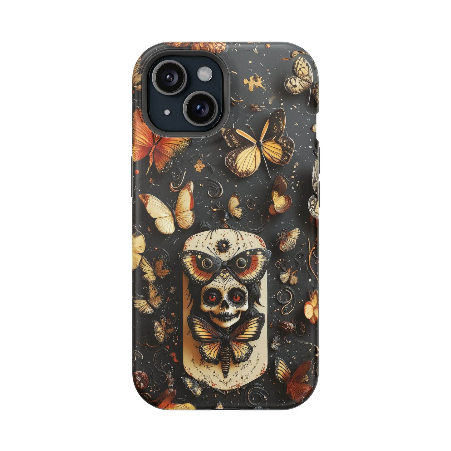 Creepy Doll and Butterflies | 90's Fairy Grunge | Impact Resistant Phone Case