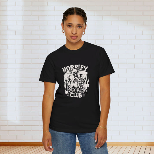 Horror Movie Club Vintage Y2k Clothing Cute Oversized Tshirt