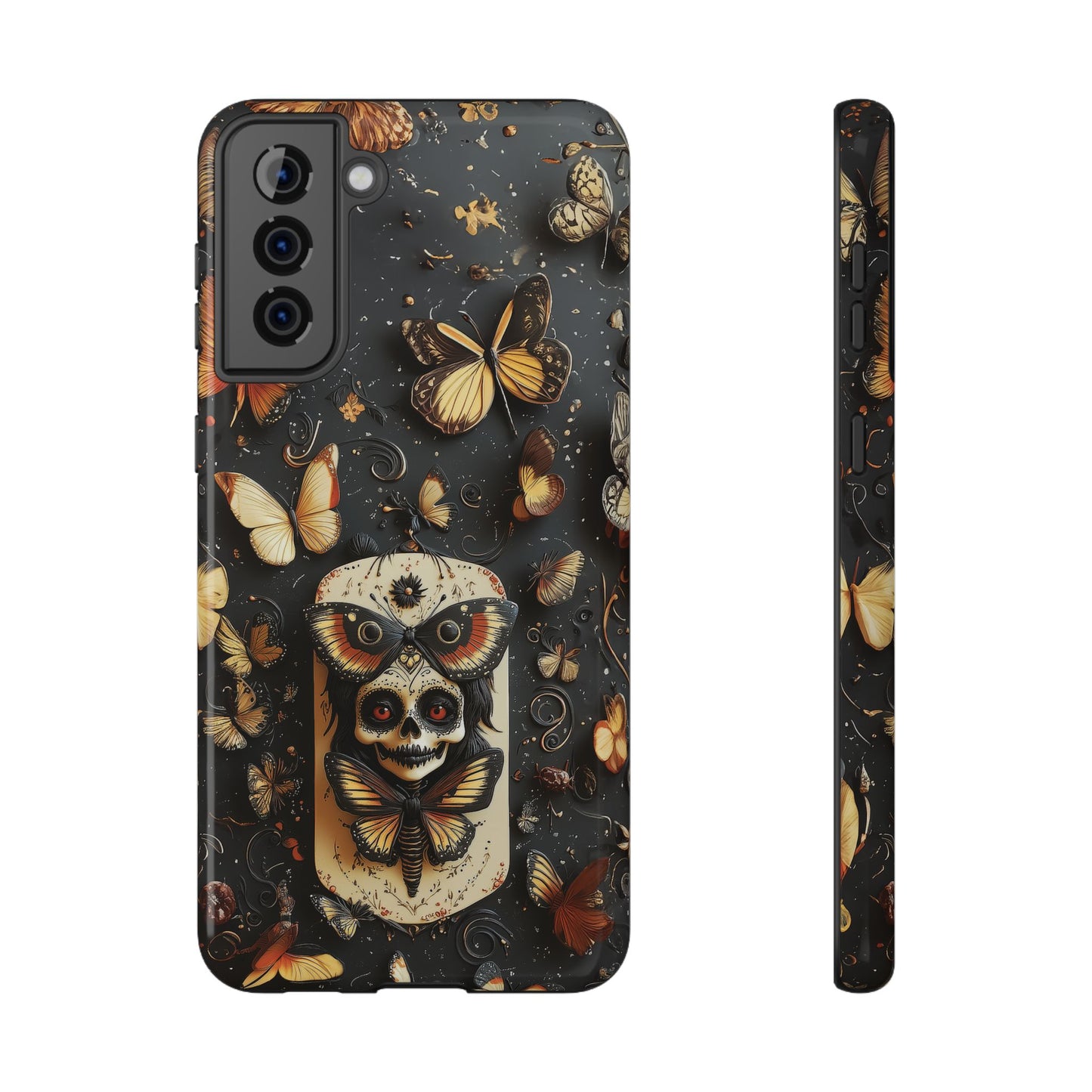 Creepy Doll and Butterflies | 90's Fairy Grunge | Impact Resistant Phone Case