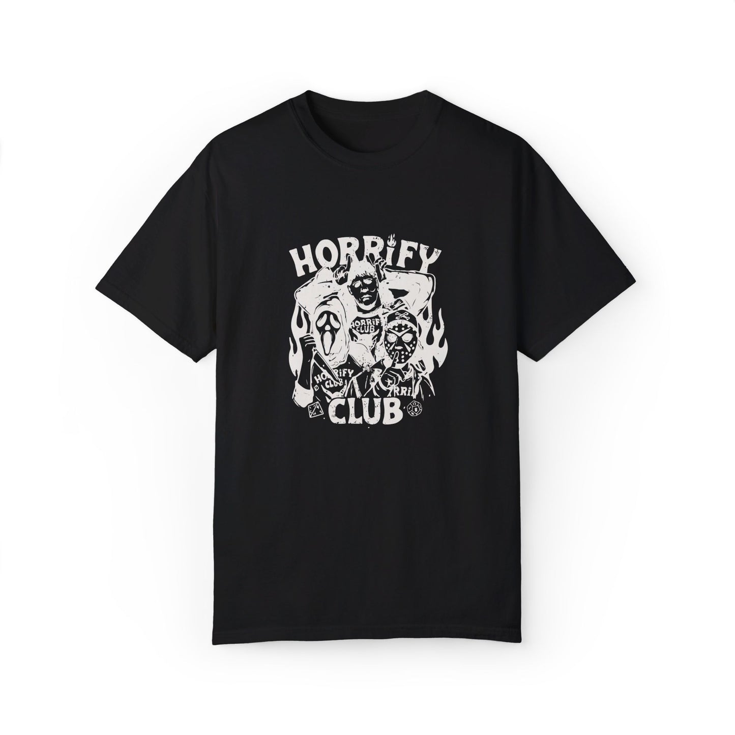 Horror Movie Club Vintage Y2k Clothing Cute Oversized Tshirt