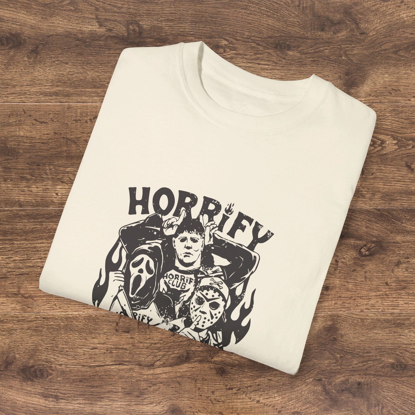 Horror Movie Club Vintage Y2k Clothing Cute Oversized Tshirt