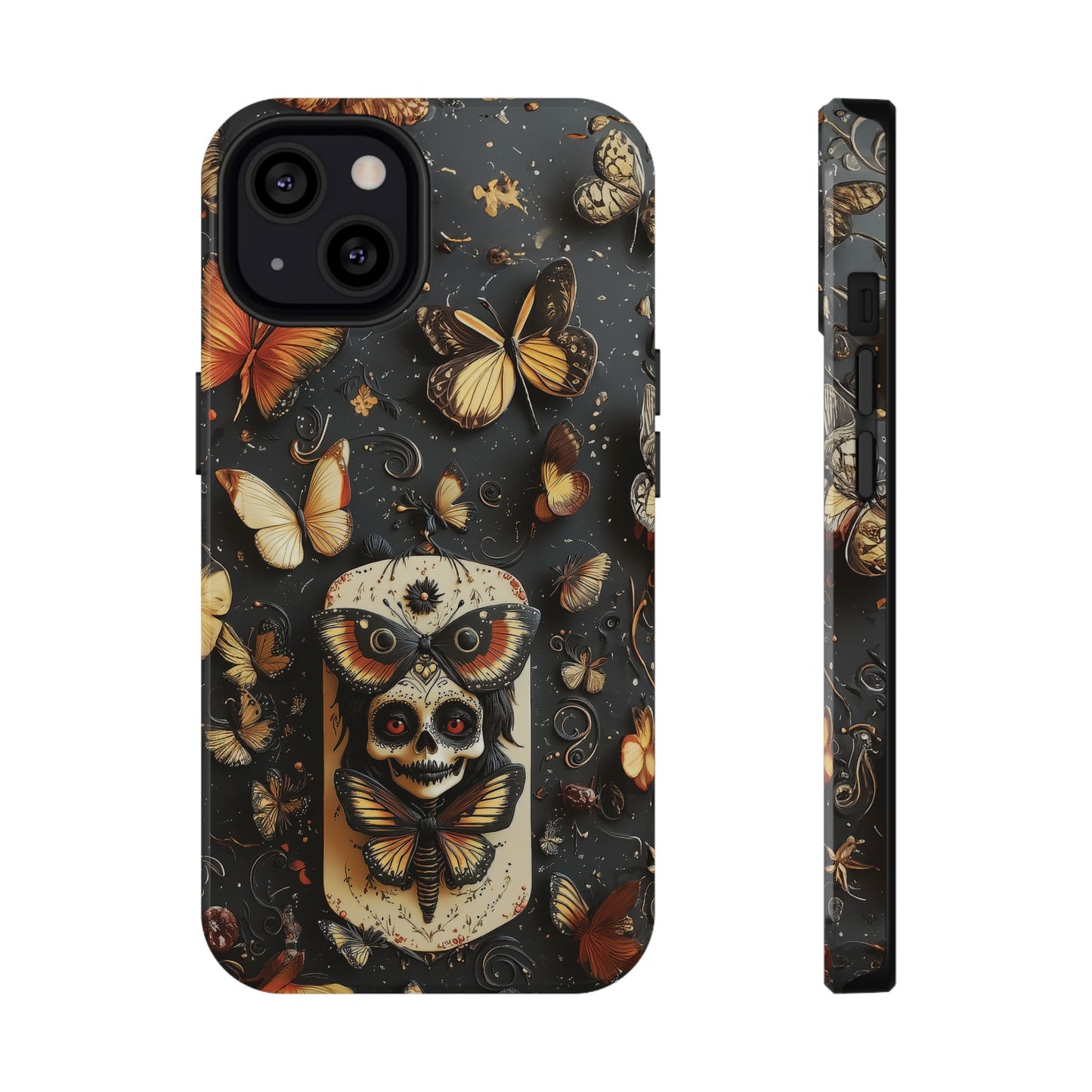 Creepy Doll and Butterflies | 90's Fairy Grunge | Impact Resistant Phone Case