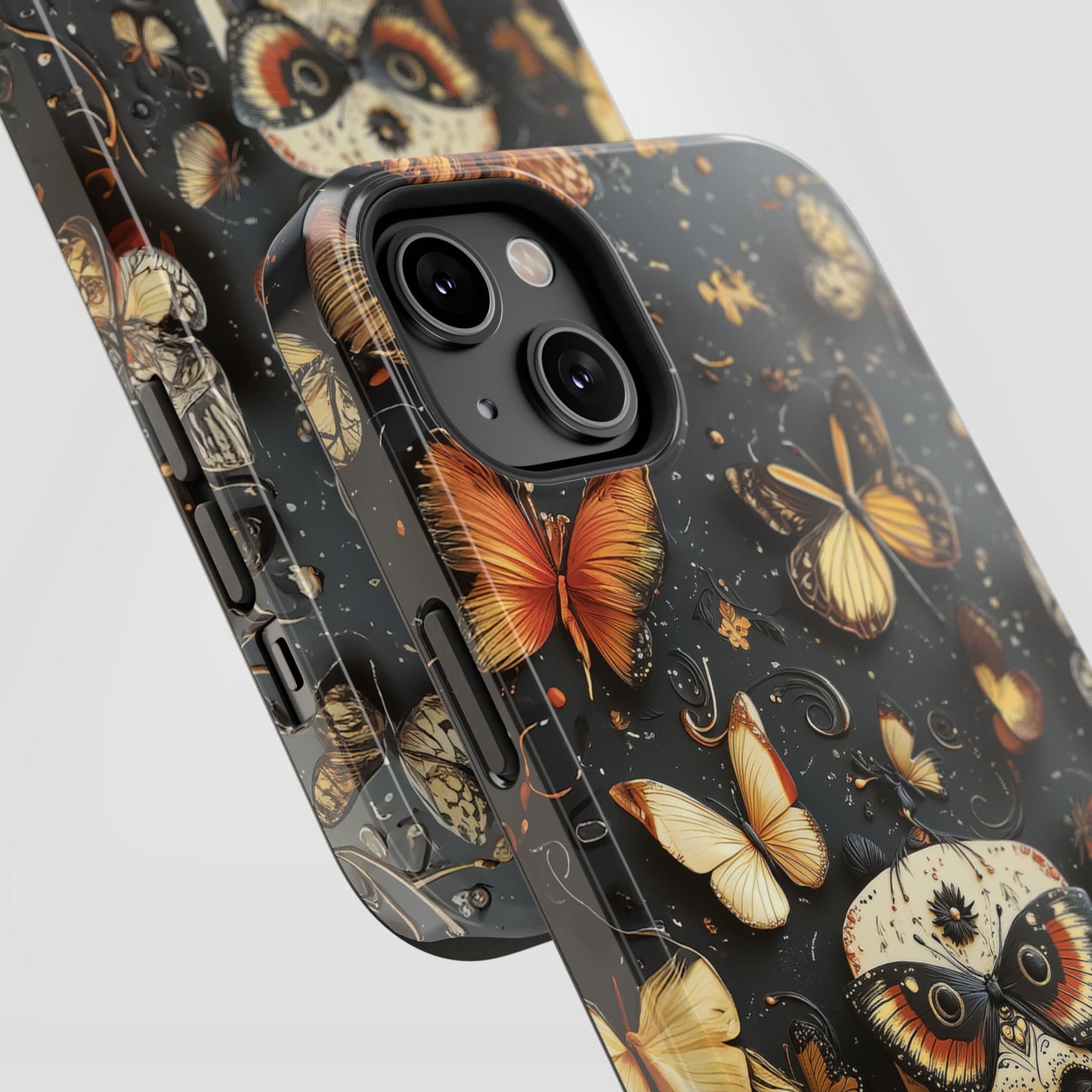 Creepy Doll and Butterflies | 90's Fairy Grunge | Impact Resistant Phone Case