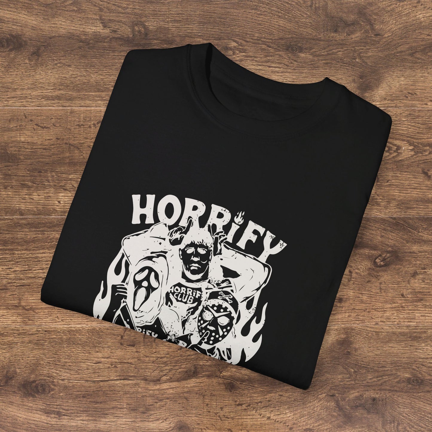 Horror Movie Club Vintage Y2k Clothing Cute Oversized Tshirt