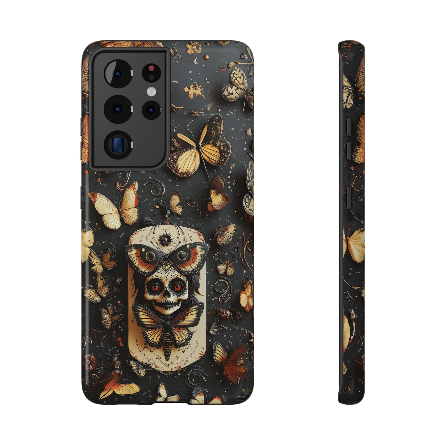 Creepy Doll and Butterflies | 90's Fairy Grunge | Impact Resistant Phone Case