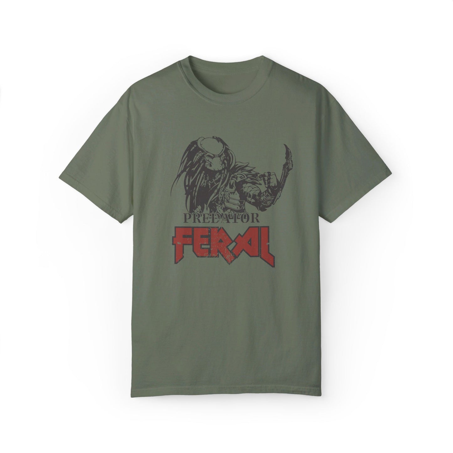 Feral Predator Vintage Horror Movie Y2k Clothing Cute Oversized Tshirt or Future Crop Top