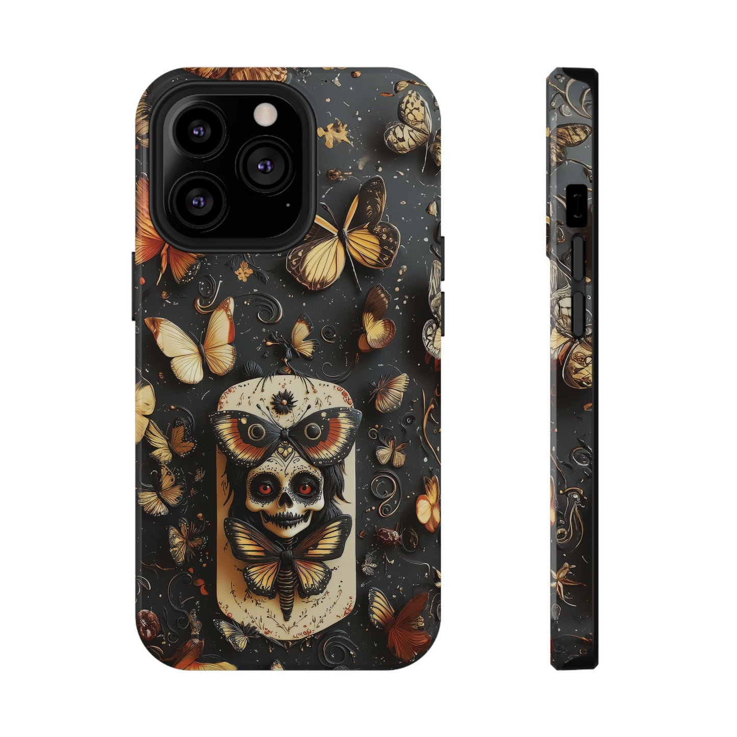 Creepy Doll and Butterflies | 90's Fairy Grunge | Impact Resistant Phone Case