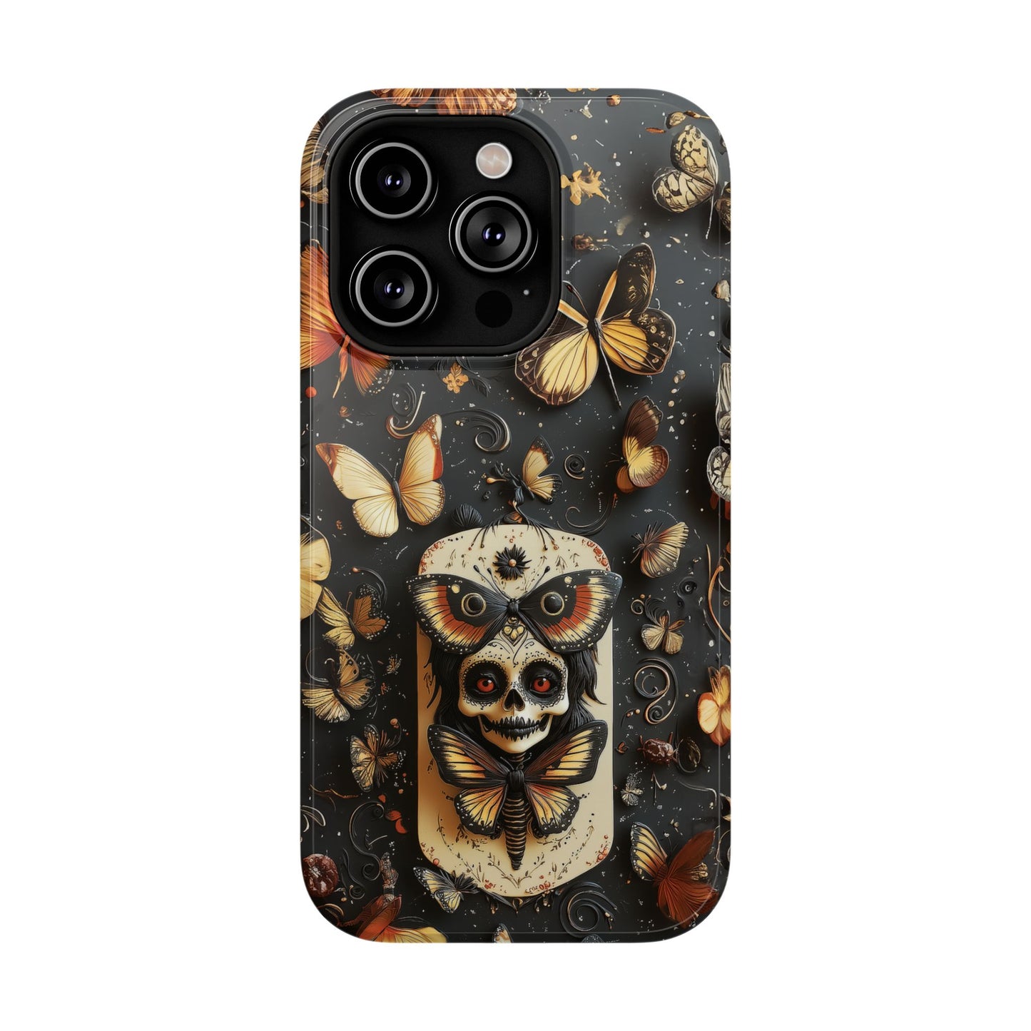 Creepy Doll and Butterflies | 90's Fairy Grunge | Impact Resistant Phone Case