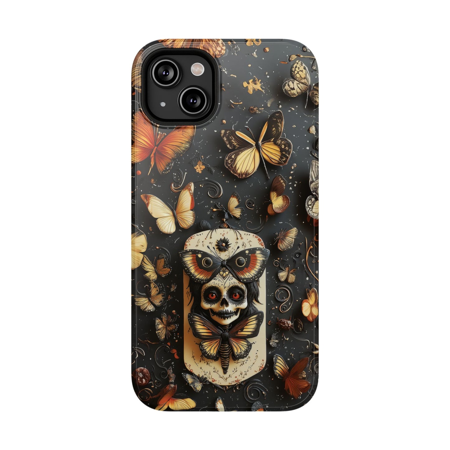 Creepy Doll and Butterflies | 90's Fairy Grunge | Impact Resistant Phone Case