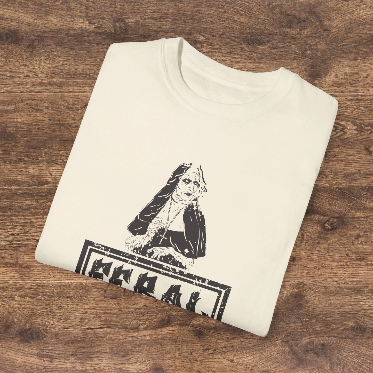 Feral Zombie Nun Vintage Y2k Clothing Cute Oversized Tshirt