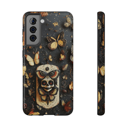 Creepy Doll and Butterflies | 90's Fairy Grunge | Impact Resistant Phone Case