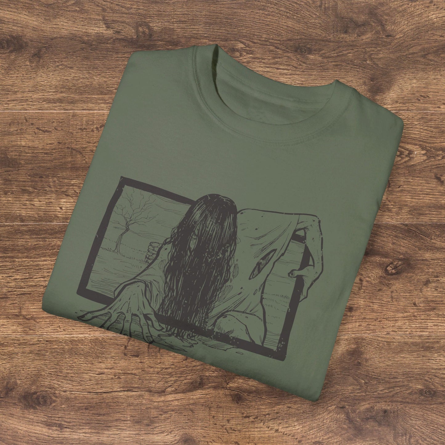 The Ring Horror Movie Vintage Y2k Clothing Cute Oversized Tshirt